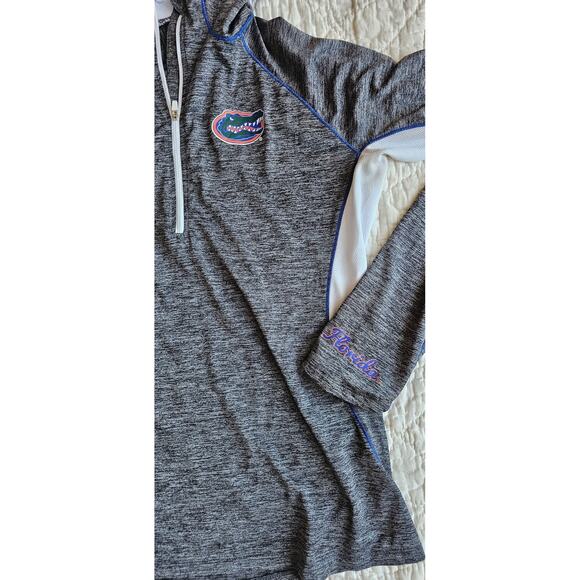 Campus Heritage Florida State Gators Athletic Half Zip Hoodie Size M Gray Active - Picture 2 of 3